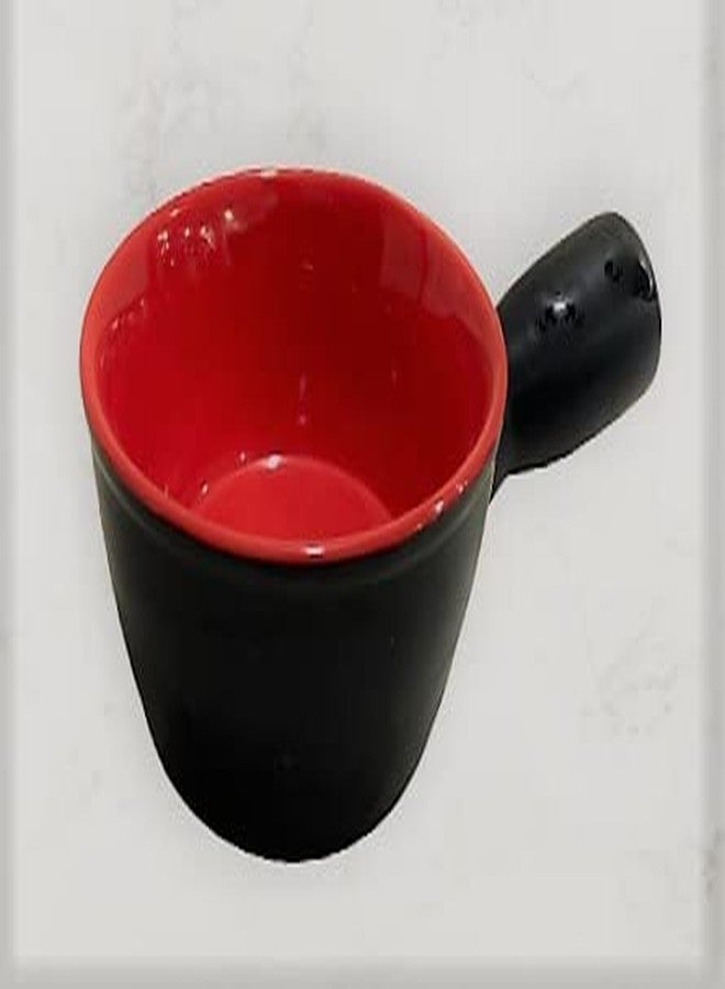 YOUR LOCAL STORE متجرك المحلي - طقم فوندو سيراميك أحمر اللون، وعاء قاعدة، شمعة صغيرة - Image 4